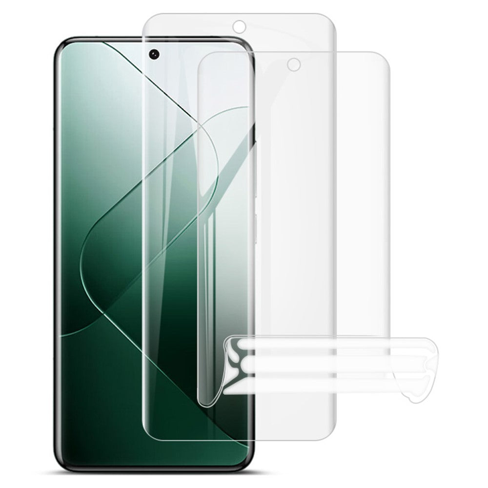 IMAK 2Pcs  /  Set Hydrogel Film III for Xiaomi 14 Pro / 14 Ultra Soft Screen Protector TPU Phone Screen Film