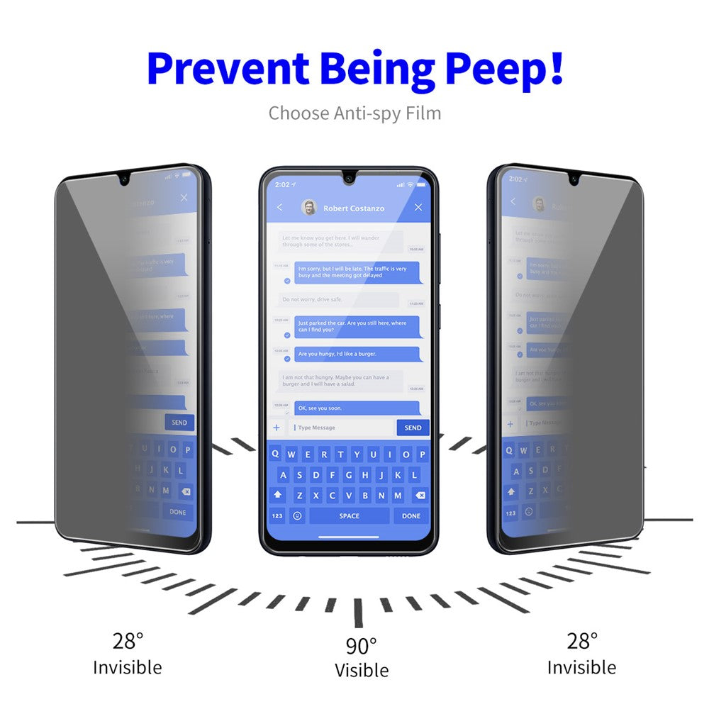 ENKAY HAT PRINCE For Samsung Galaxy A05s 4G / A05 4G Full Screen Protector Anti-Peep Explosion-Proof Film