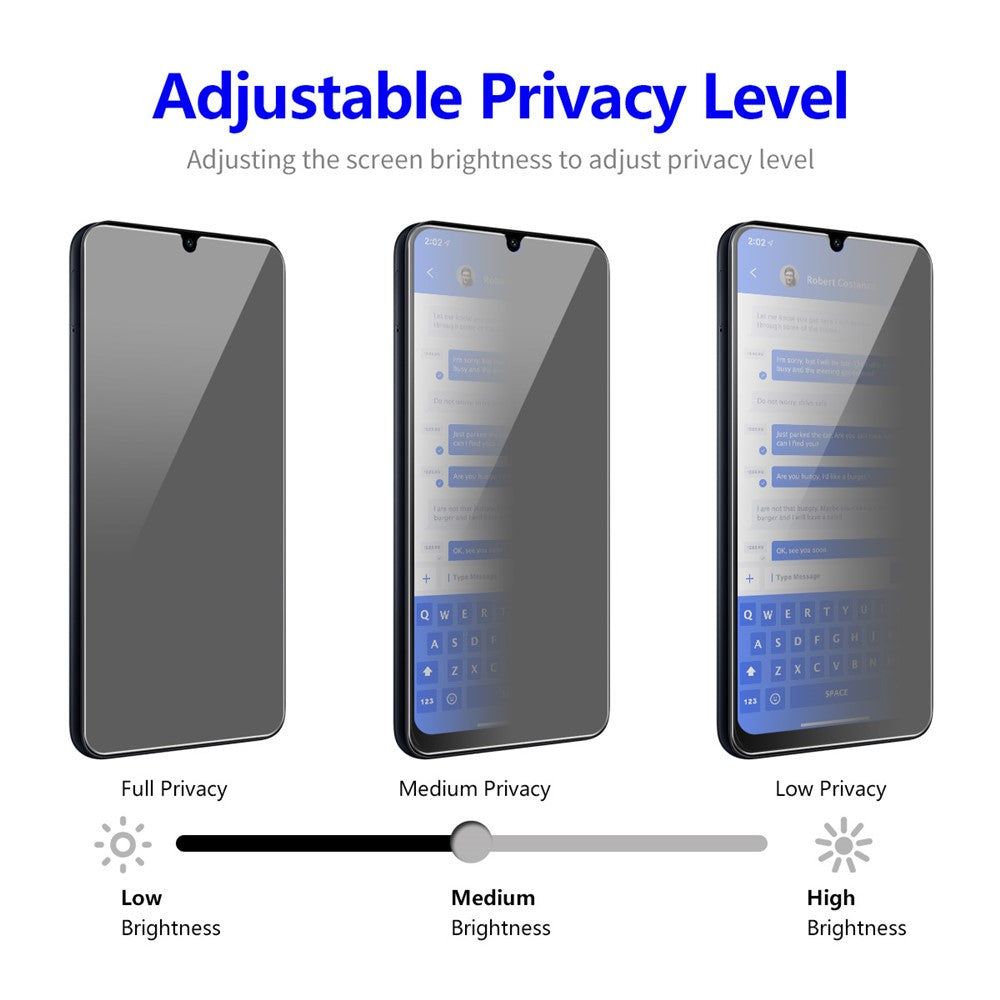 ENKAY HAT PRINCE For Samsung Galaxy A05s 4G / A05 4G Full Screen Protector Anti-Peep Explosion-Proof Film