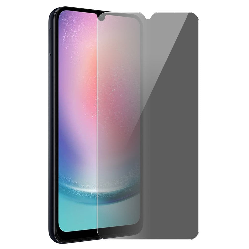 ENKAY HAT PRINCE För Samsung Galaxy A24 4G (162,1 x 77,6 x 8,3 mm) Anti-spion Helklämt Skärmskydd Explosionssäker Film