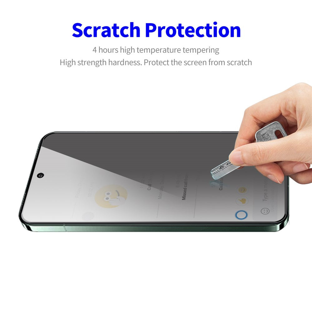 ENKAY HAT PRINCE for Xiaomi Poco M6 Pro 5G / Redmi 12 4G / 5G (Global) Screen Protector Anti Spy Tempered Glass Film