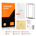 AMORUS 2Pcs For Oppo A38 4G Screen Protector 9H Anti-explosion Tempered Glass Film