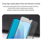 AMORUS For Oppo A58 4G Tempered Glass Film Anti-explosion Full Cover Screen Protector