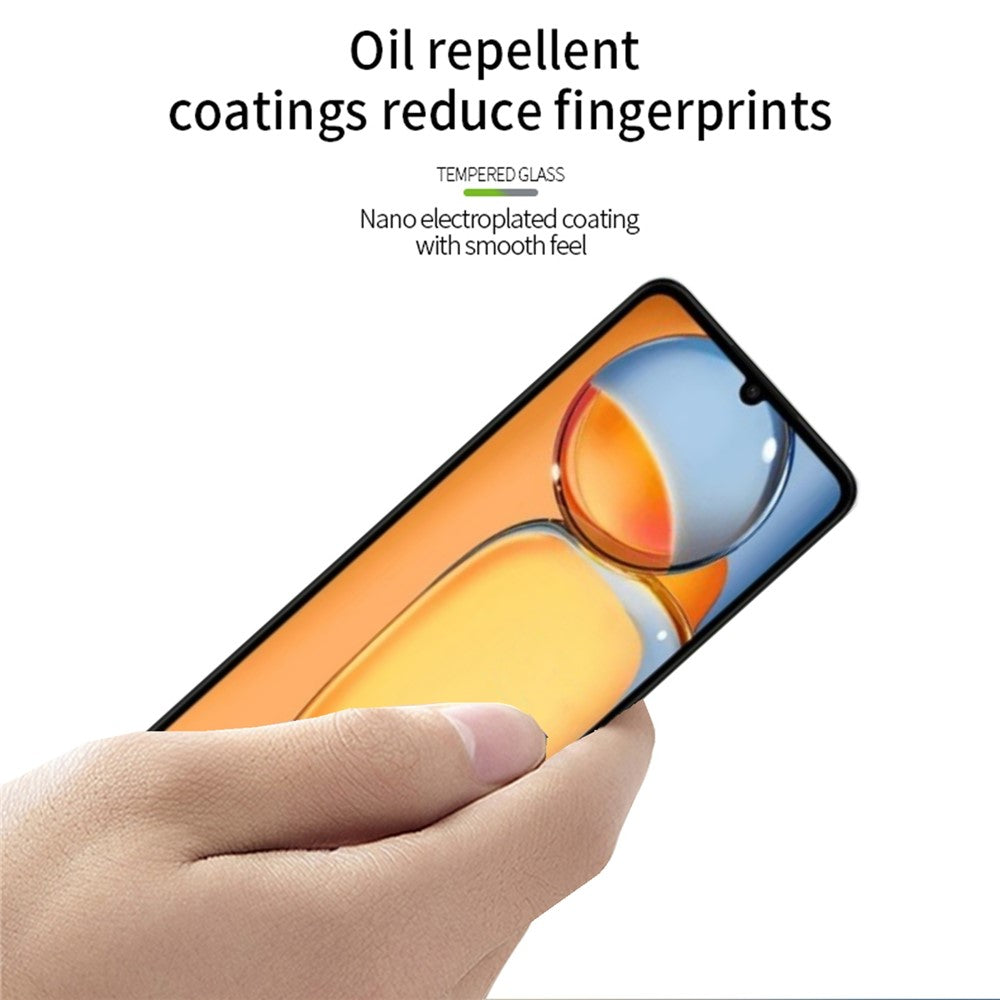 MOFI JK Series-1 För Xiaomi Redmi 13C 4G / 13C 5G / 13R 5G / Poco M6 5G Härdat Glas Film Genomskinligt Hög Aluminium-Silikon Glas Skärmskydd