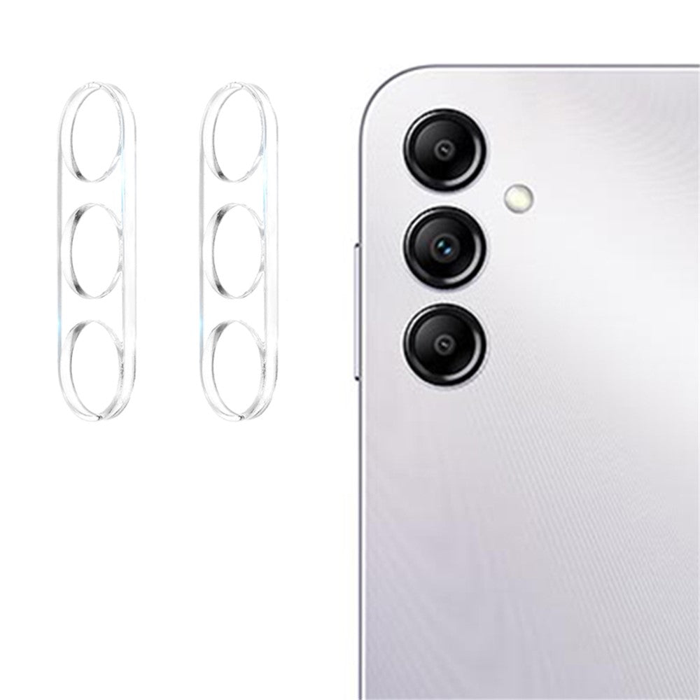 2 stk. til Samsung Galaxy A15 5G Kameralinsebeskytter Hærdet glas Telefon baglinsefilm