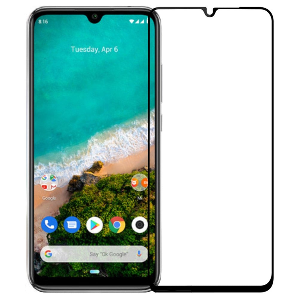 PINWUYO JK Härdat Glasfilm Serie-2 för Xiaomi Redmi A3 4G / Poco C61 4G / A3+ Full Glue HD Genomskinligt Helskärmsskydd