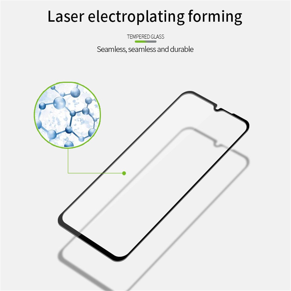 MOFI För Xiaomi Redmi A3 4G / Poco C61 4G / A3+ JK Härdat Glas Film Series-1 Explosionsskydd Helklistrad Skärmskydd