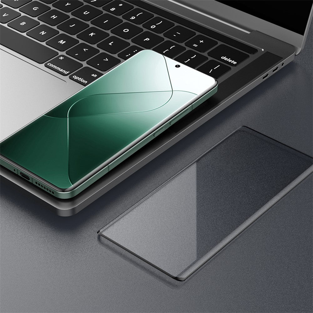 NILLKIN 2Pcs For Xiaomi 14 Pro Full Screen Protector PMMA Full Glue Curved Screen Film