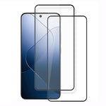 AMORUS 2 st. för Xiaomi 14 skärmskydd HD genomskinlig härdad glas sidentryckfilm