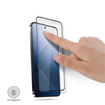 AMORUS For Xiaomi 14 Clear Tempered Glass Film Silk Printing Anti-Oil Screen Protector