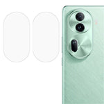 2 st för Oppo Reno11 (Kina) 5G / Reno11 Pro 5G (Global) / Reno11 Pro (Kina) 5G kameralinsskydd härdat glas ultra HD linsfilm
