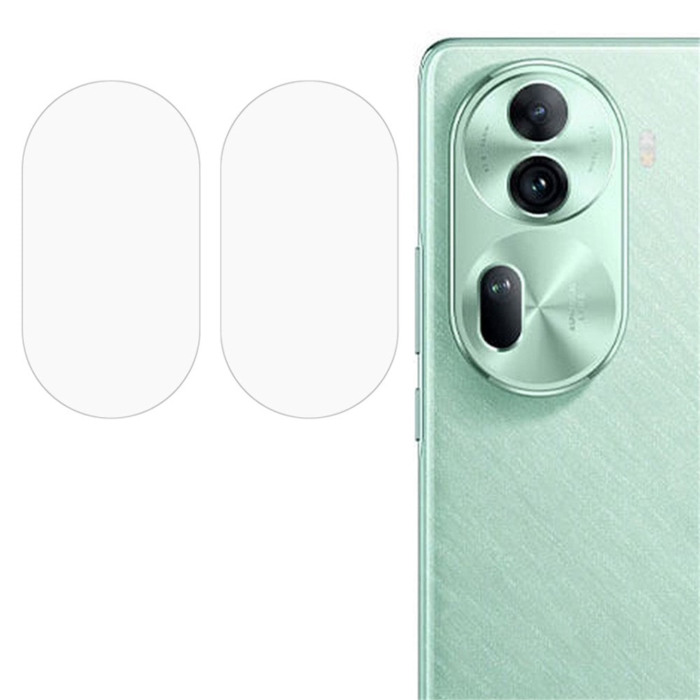 2 st för Oppo Reno11 (Kina) 5G / Reno11 Pro 5G (Global) / Reno11 Pro (Kina) 5G kameralinsskydd härdat glas ultra HD linsfilm