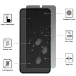 For Samsung Galaxy S24 Anti-spy Screen Protector 2.5D Arc Edge Tempered Glass Film