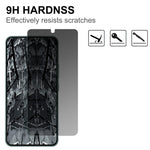 For Samsung Galaxy S24 Anti-spy Screen Protector 2.5D Arc Edge Tempered Glass Film