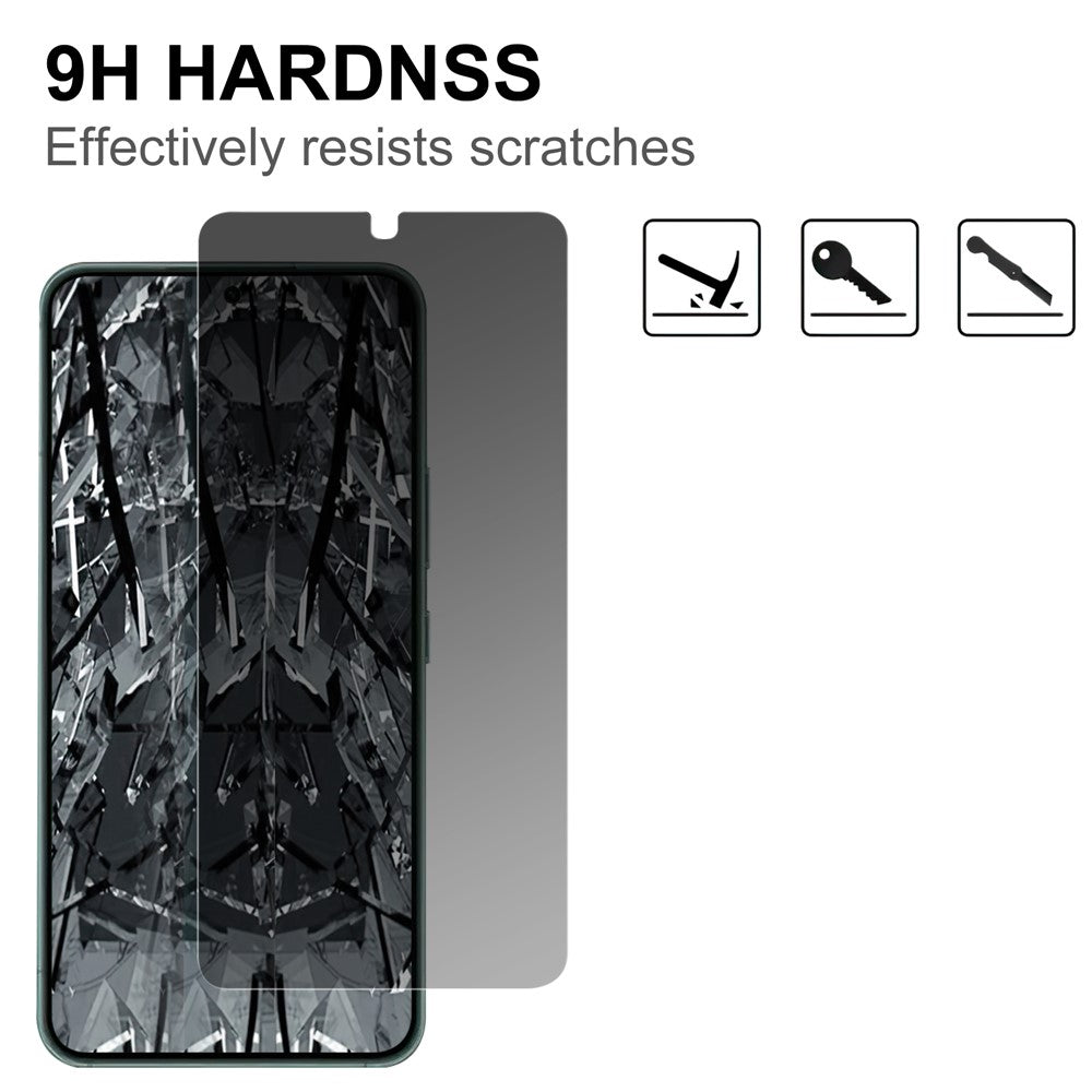 For Samsung Galaxy S24 Anti-spy Screen Protector 2.5D Arc Edge Tempered Glass Film