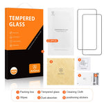 AMORUS 2Pcs For Samsung Galaxy S25 / S24 Tempered Glass Screen Protector Silk Printing Full Glue Film