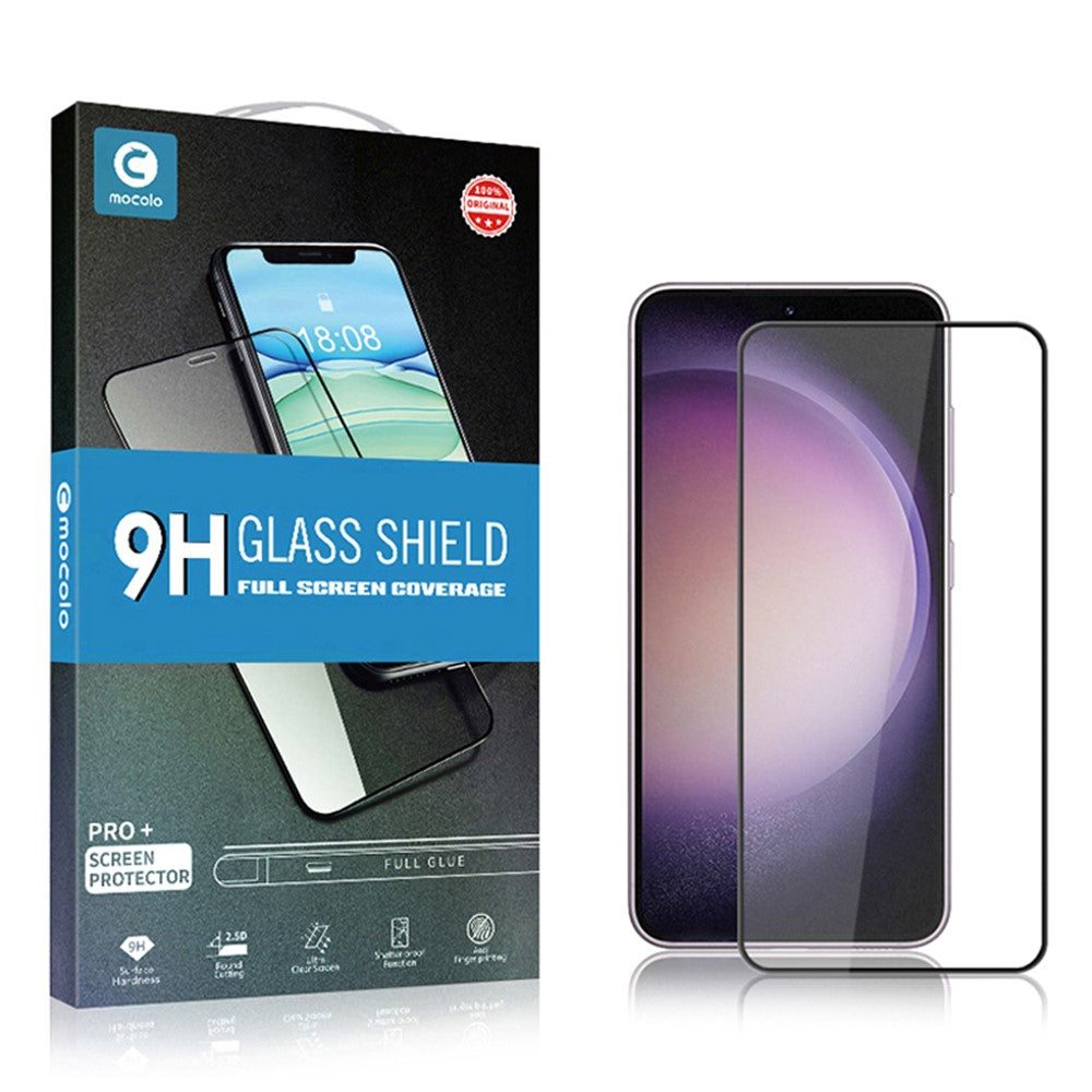 MOCOLO For Samsung Galaxy S25 / S24 Full Screen Protector Full Glue Tempered Glass Film