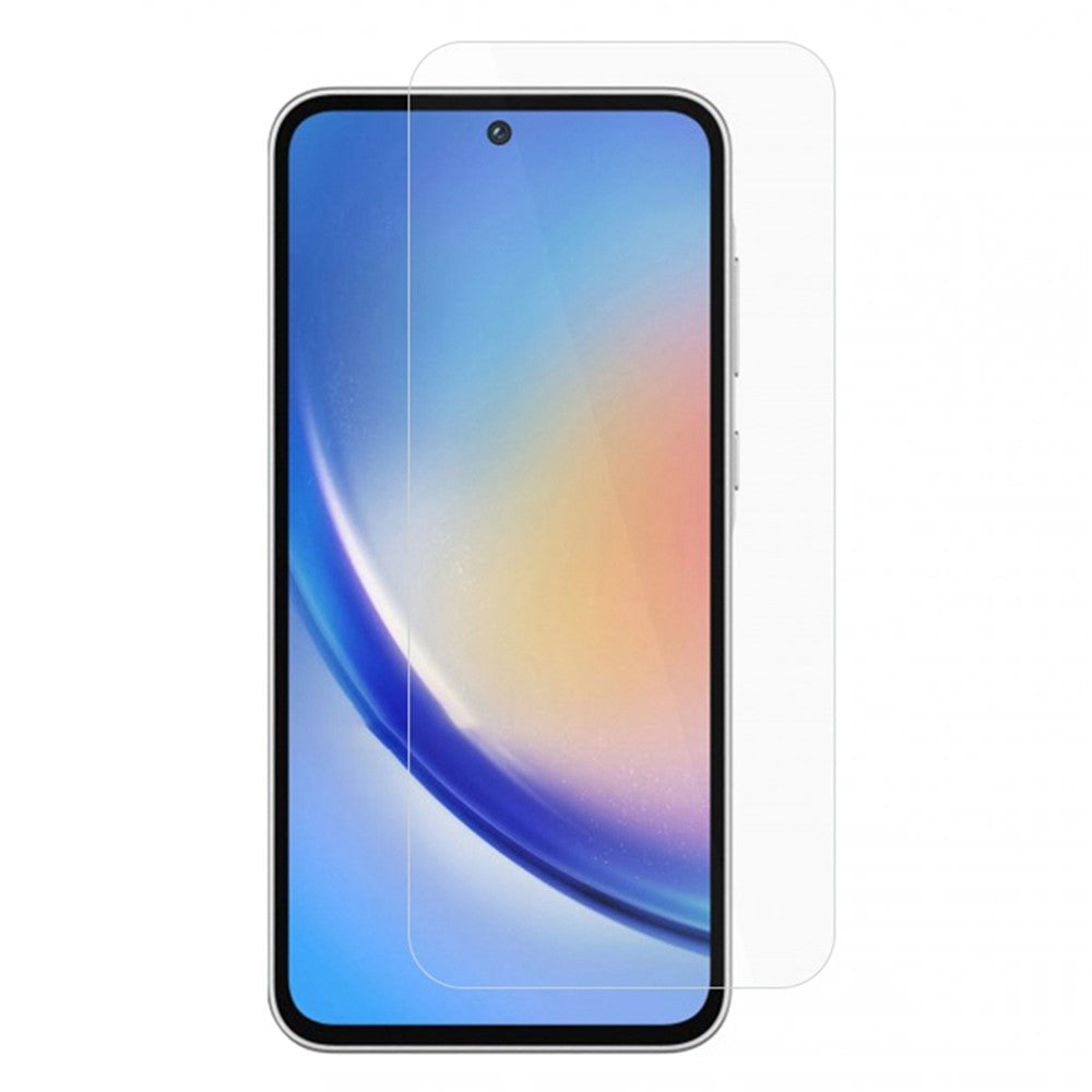 Til Samsung Galaxy A35 5G 0,3 mm skærmbeskytter hærdet glas med buet kant ridsefri film