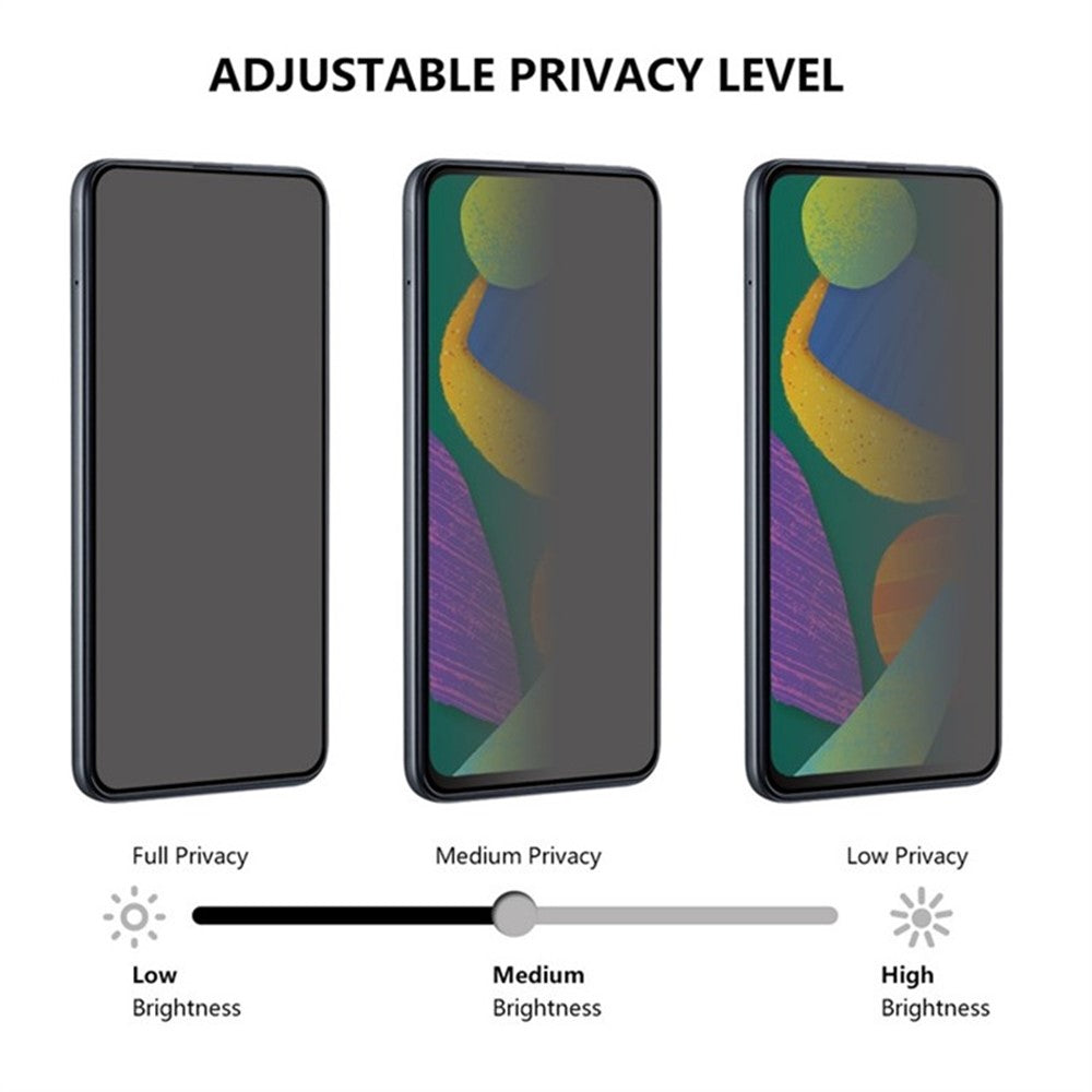 For Xiaomi Redmi K70E 5G / Poco X6 Pro 5G Privacy Screen Protector Full Glue Anti-Scratch Tempered Glass Film