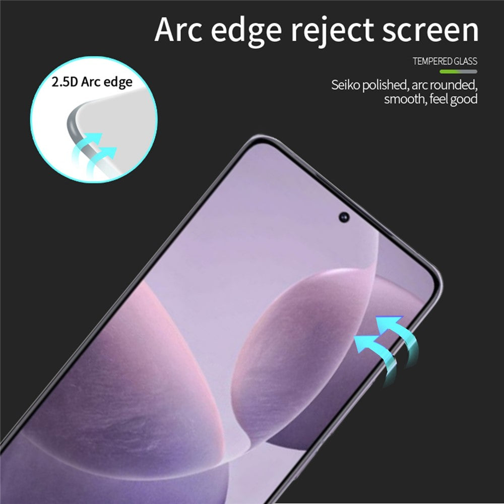 PINWUYO JK Härdat Glas Film Series-2 för Xiaomi Poco F6 Pro 5G / Redmi K70 5G / K70 Pro 5G Explosionsskyddande Helskärmsskydd
