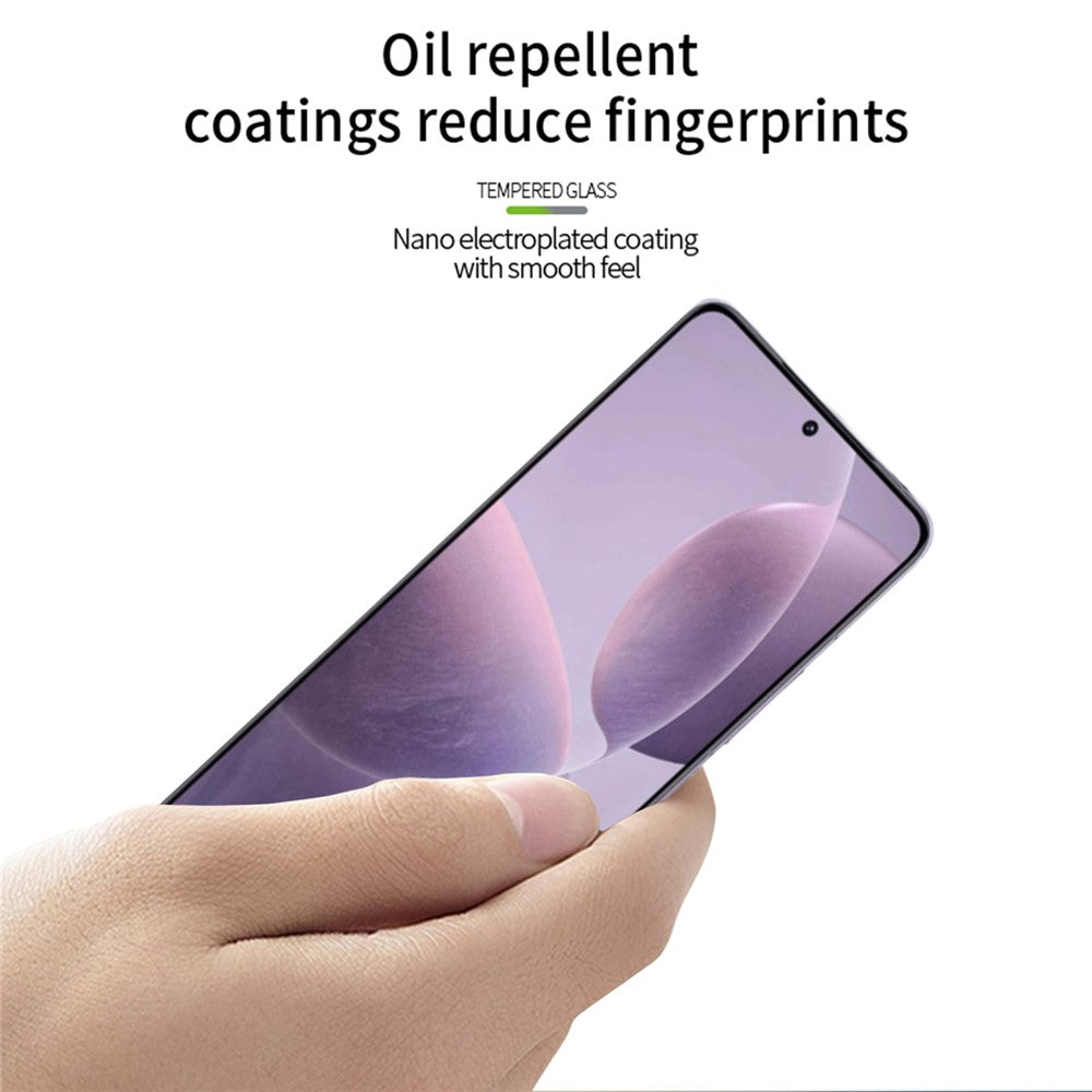 MOFI För Xiaomi Poco F6 Pro 5G / Redmi K70 5G / K70 Pro 5G JK Härdat Glas Film Series-1 Heltäckande Helklistrad Skärmskydd
