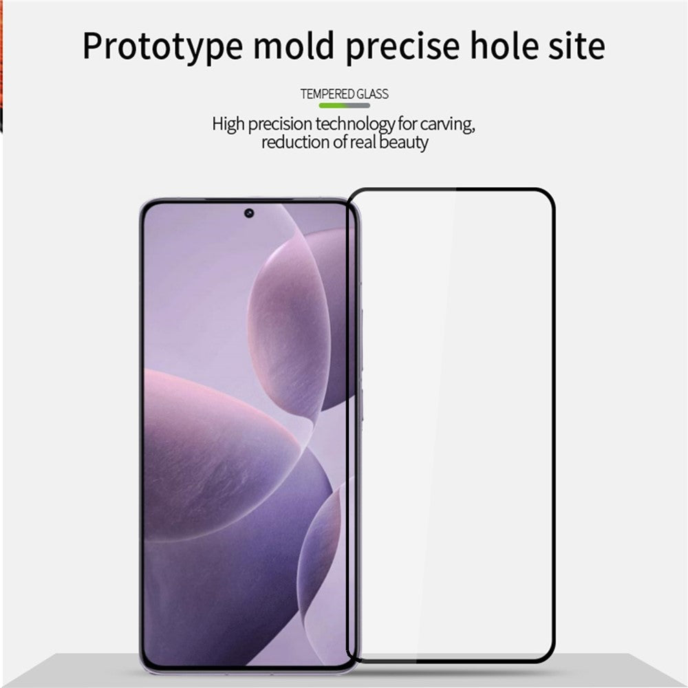 MOFI För Xiaomi Poco F6 Pro 5G / Redmi K70 5G / K70 Pro 5G JK Härdat Glas Film Series-1 Heltäckande Helklistrad Skärmskydd