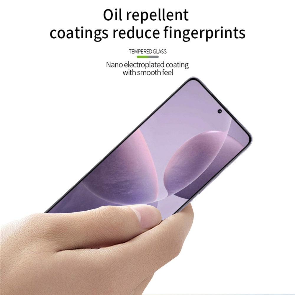 MOFI JK 3D-härdat glasfilm-1 för Xiaomi Poco F6 Pro 5G / Redmi K70 5G / K70 Pro 5G böjt helskärmsskydd