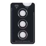 For Samsung Galaxy S24+ 1 Set Camera Lens Protector Metal + Tempered Glass Film