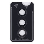 For Samsung Galaxy S24+ 1 Set Camera Lens Protector Metal + Tempered Glass Film