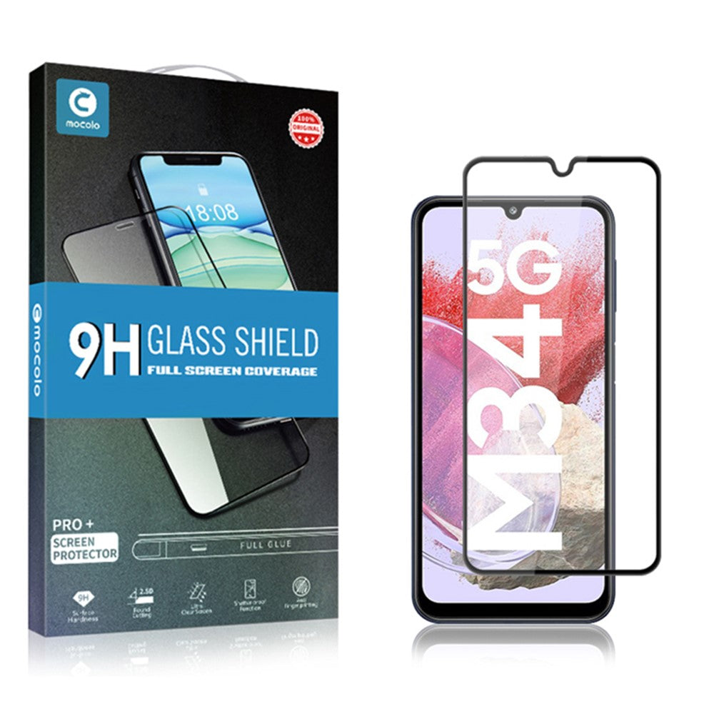 MOCOLO For Samsung Galaxy M34 5G / F34 5G Tempered Glass Film 9H Full Glue Screen Protector