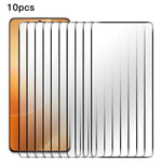 RURIHAI 10 st för Xiaomi Redmi K70E 5G / Poco X6 Pro 5G AB-limfilm hög aluminium-kiselglas helskärmsskydd
