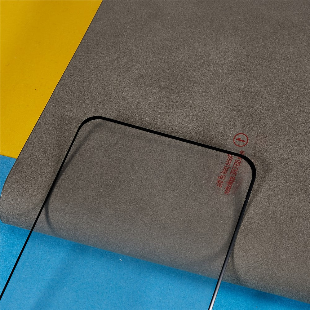 For OnePlus 12 5G Full Coverage Silk Printing Tempered Glass Screen Protector Full Glue, Support Fingerprint Unlock