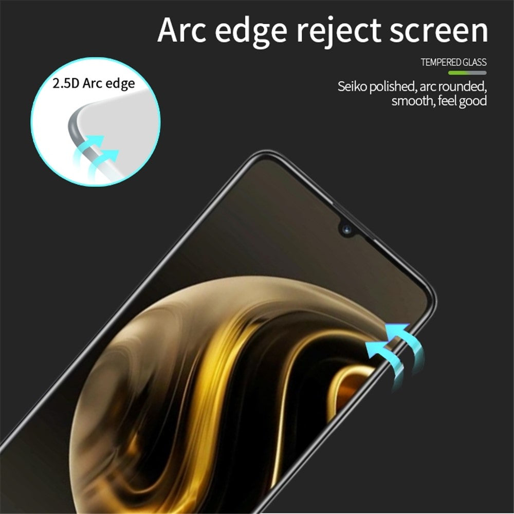 MOFI For Huawei Enjoy 70 4G / nova Y72 4G JK Tempered Glass Film Series-1 Full Coverage Screen Protector Full Glue