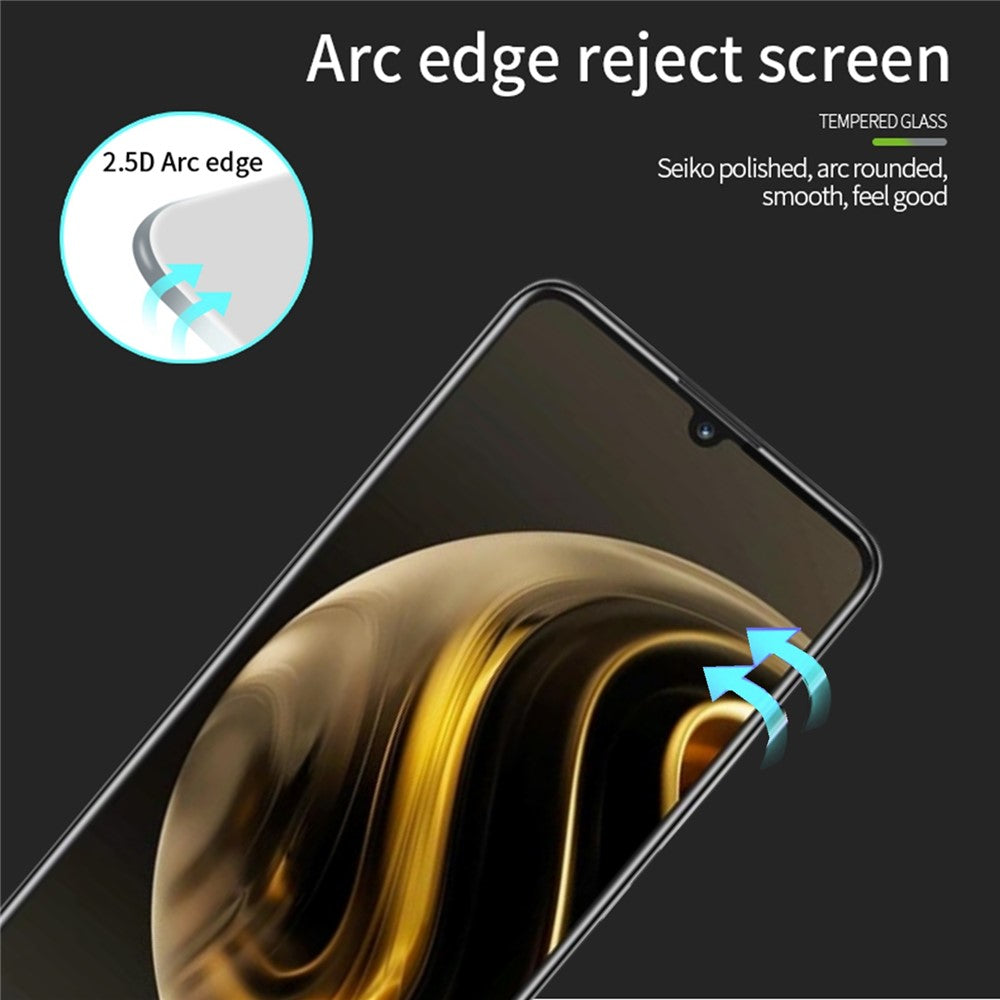 PINWUYO JK Härdat Glas Film Series-2 för Huawei Enjoy 70 4G / Nova Y72 4G Heltäckande Ultraklart Skärmskydd