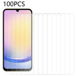 100 stk. til Samsung Galaxy A15 4G / 5G / A24 4G / A25 5G (Global) Skærmbeskytter Ultra Clear (Uden emballage, med renseservietter, støvabsorber, styreklistermærke)