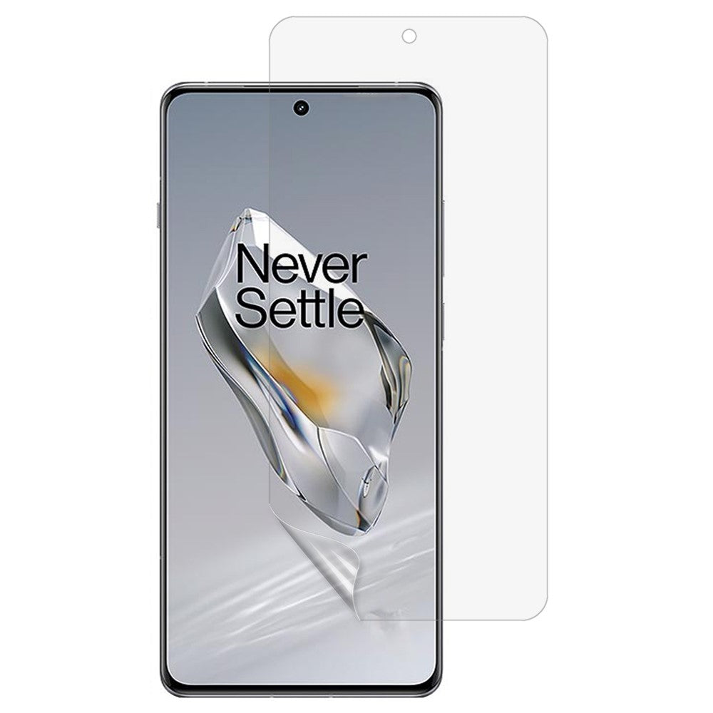 For OnePlus 12 5G Screen Protector Ultra Clear Soft TPU Arc Edges Anti-scratch Screen Guard
