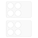 2 stk. hærdet glas til Xiaomi Redmi K70 5G / K70 Pro 5G / K70E 5G / Poco X6 Pro 5G / Poco F6 Pro 5G, 3D-buet kameralinsebeskyttelse