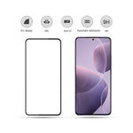 MOCOLO För Xiaomi Poco F6 Pro 5G / Redmi K70 5G / K70 Pro 5G Skärmskydd Ultraklar Härdad Glas Silkestryckfilm