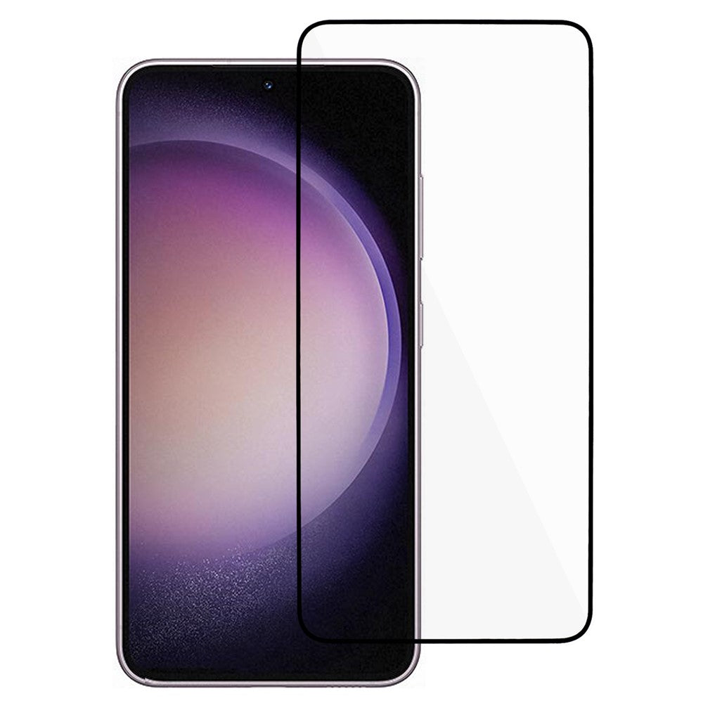 For Samsung Galaxy S24+ 9D Full Screen Protector Silk Printing Tempered Glass Film