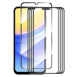 ENKAY HAT PRINCE 5Pcs for Samsung Galaxy A15 4G / 5G Screen Protector 2.5D Silk Print Anti-explosion Full Coverage Film