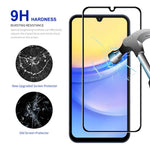 ENKAY HAT PRINCE 5Pcs for Samsung Galaxy A15 4G / 5G Screen Protector 2.5D Silk Print Anti-explosion Full Coverage Film