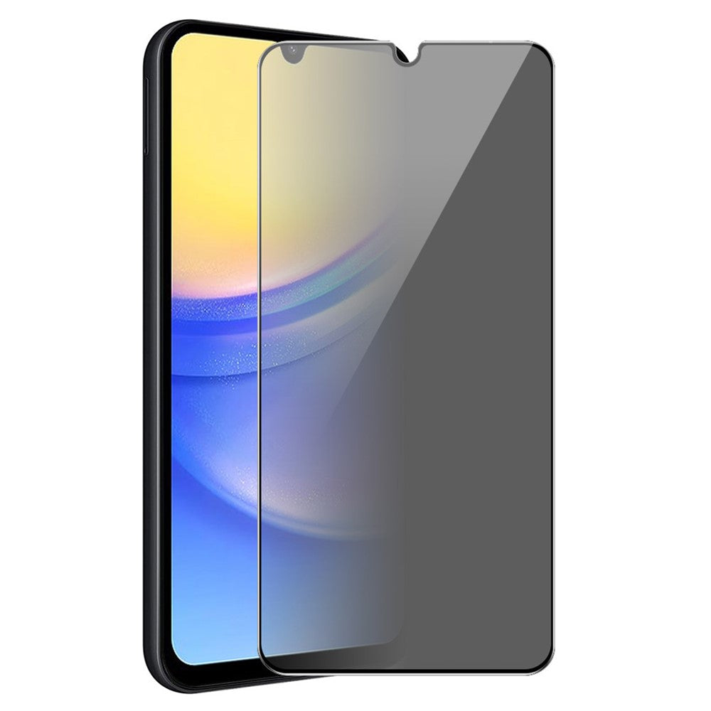 ENKAY HAT PRINCE För Samsung Galaxy A15 4G / 5G Anti-Spion Skärmskydd 9H Hårdhet Heltäckande