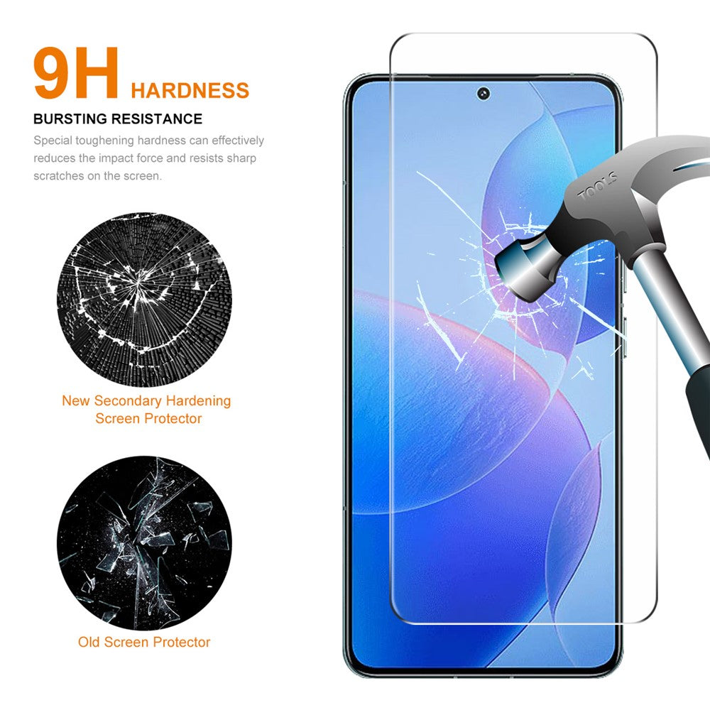 ENKAY HAT PRINCE 5Pcs For Xiaomi Poco F6 Pro 5G / Redmi K70 5G / K70 Pro 5G / K70E 5G 2.5D Arc Edge High Aluminium-Silicon Glass Screen Protector
