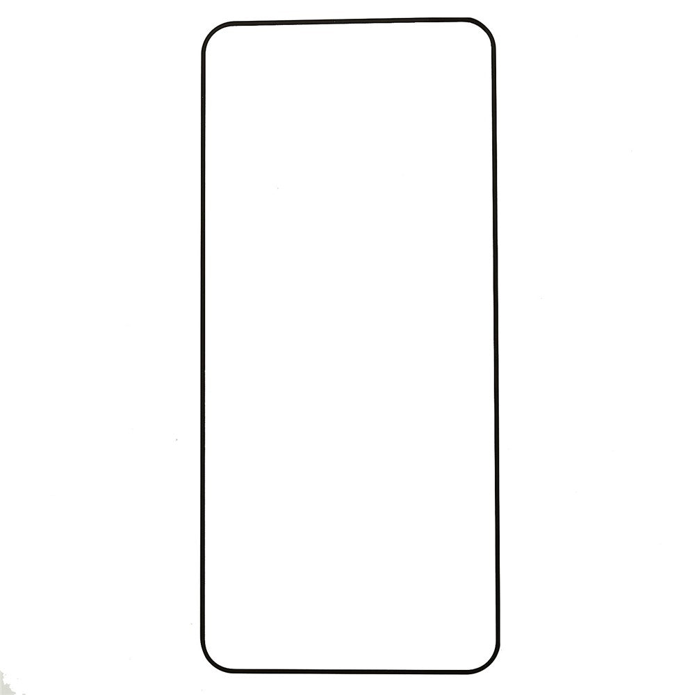 Til Samsung Galaxy A55 5G Hærdet Glas Galvaniseret Anti-fingeraftryk Silkeprint Fuld Lim Skærmbeskytter