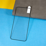 Til Samsung Galaxy A55 5G Hærdet Glas Galvaniseret Anti-fingeraftryk Silkeprint Fuld Lim Skærmbeskytter