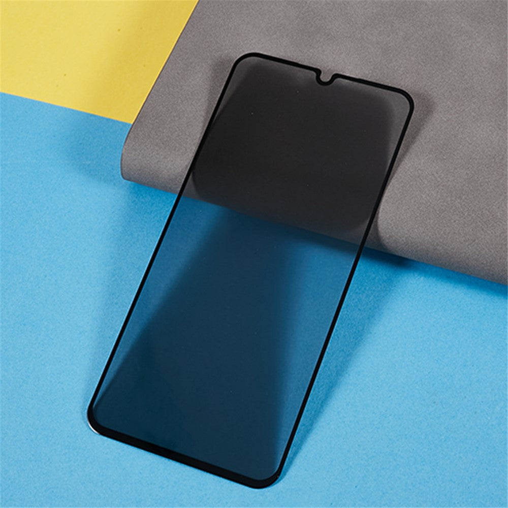 For Samsung Galaxy A25 5G (Global) / M34 Tempered Glass Film 180 Degree Anti-Peep Black Edge Screen Protector