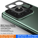 IMAK For Xiaomi 14 Pro Camera Lens Cover Metal Bezel Phone Rear Lens Protector