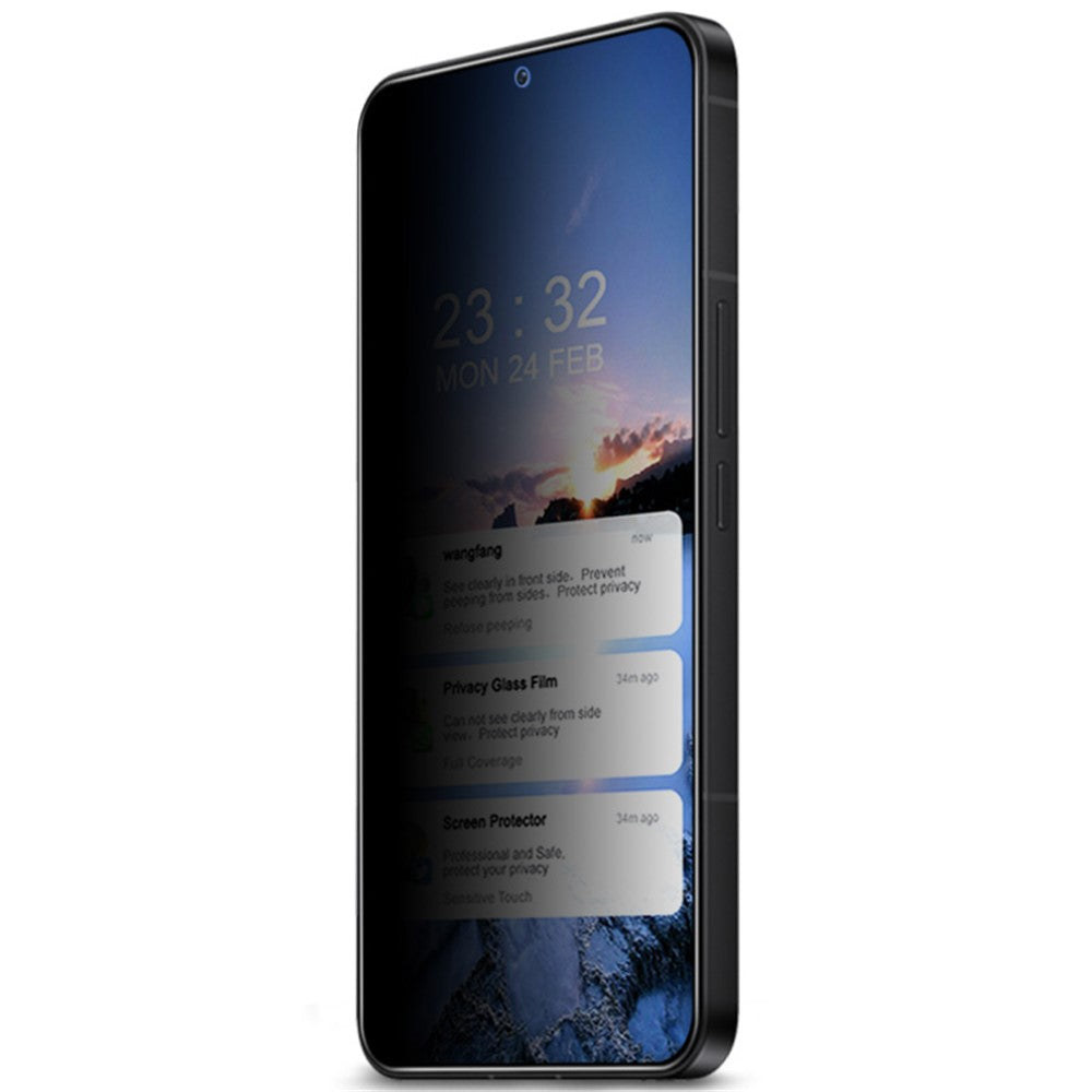 IMAK For Samsung Galaxy S24+ Anti-spy Screen Protector Tempered Glass Sensitive Touch Film