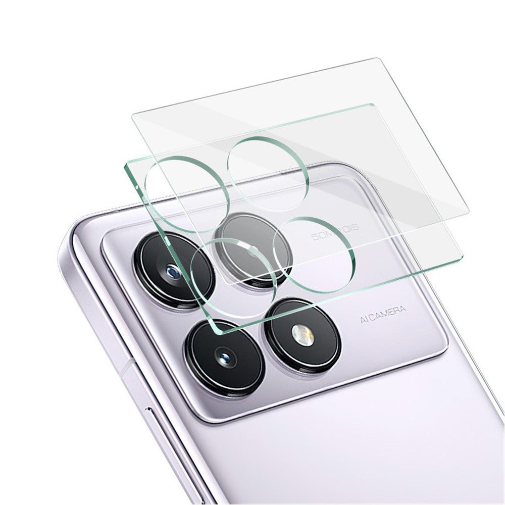 IMAK For Xiaomi Redmi K70 5G / K70 Pro 5G / K70E 5G / Poco X6 Pro 5G Camera Lens Protector Tempered Glass + Acrylic Lens Cap Lens Film