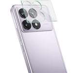 IMAK For Xiaomi Redmi K70 5G / K70 Pro 5G / K70E 5G / Poco X6 Pro 5G Camera Lens Protector Tempered Glass + Acrylic Lens Cap Lens Film